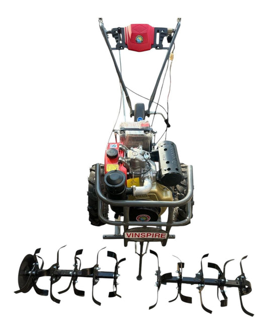 Heavy Duty 9 HP Diesel Operated 416CC Self-Start Power Weeder with Free Accessories